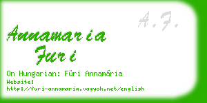 annamaria furi business card